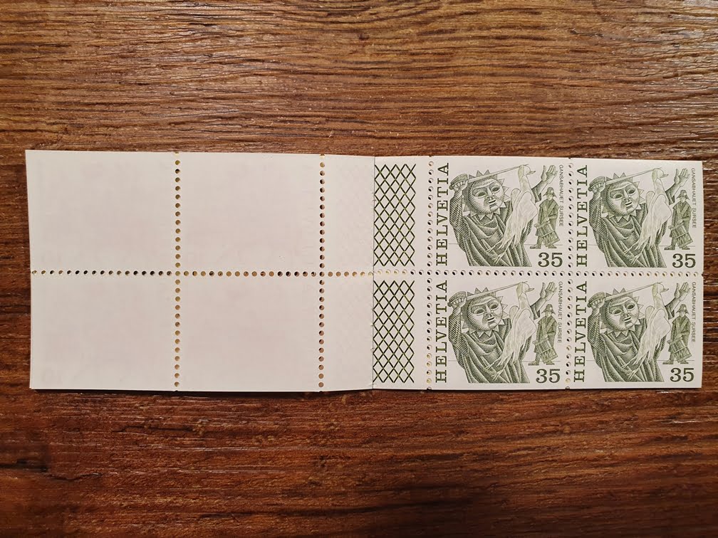 Schweiz Markenheftchen 1984 Nr. 57, gemischt CHF 5.00, gelb – Bild 4