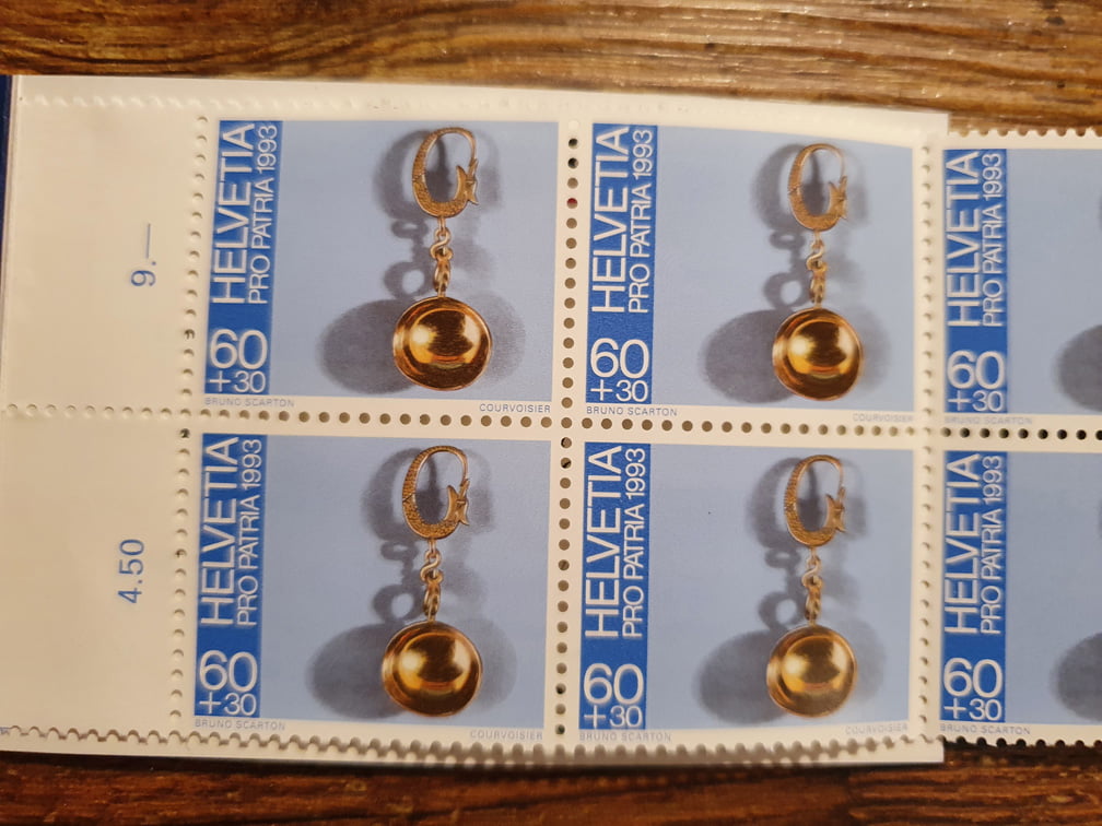 Schweiz Markenheftchen PP 1993 Nr. WII/4 mit 10 x 0.60er – Bild 3