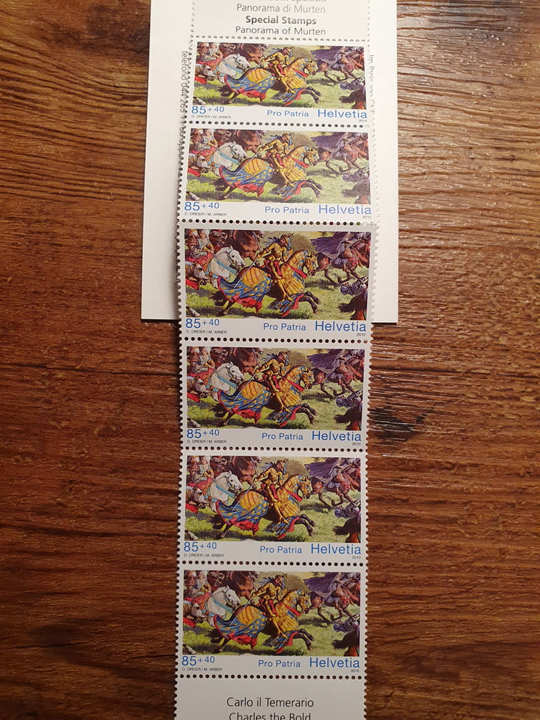 Schweiz Markenheftchen PP 2010 Nr. WII/23 mit 4 x 1.-er, 6 x 0.85er – Bild 2