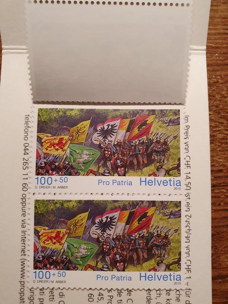 Schweiz Markenheftchen PP 2010 Nr. WII/23 mit 4 x 1.-er, 6 x 0.85er – Bild 4