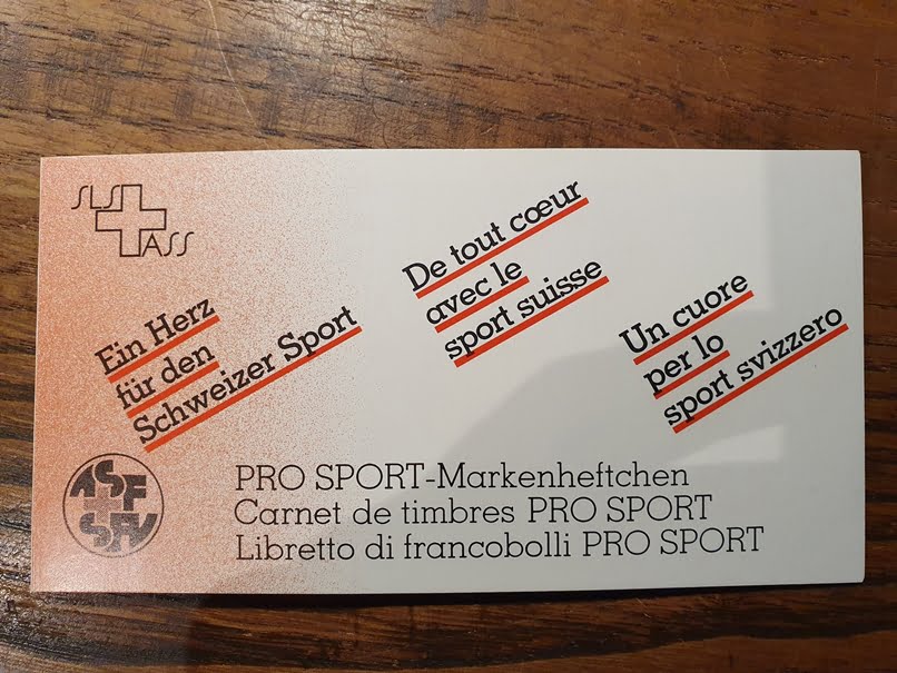 Schweiz Markenheftchen 1986 Pro Sport 10 x CHF 0.50