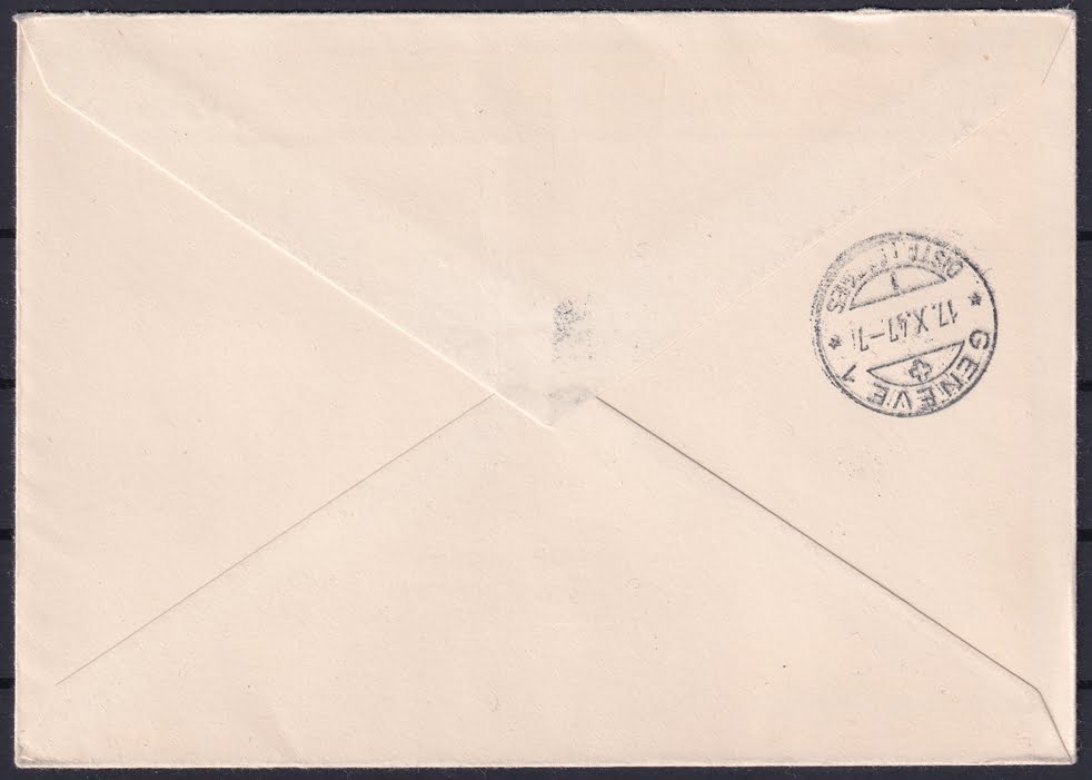 Liechtenstein 1947 Nr. 213 bis 215 FDC – Bild 2