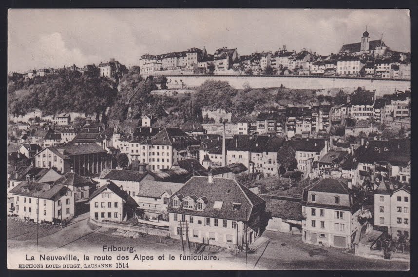 Schweiz Ansichtskarten FRIBOURG, La Neuveville
