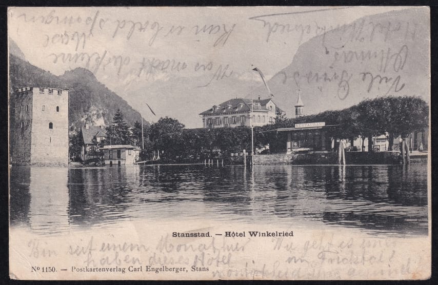 Ansichtskarten Schweiz, Stansstad - Hotel Winkelried