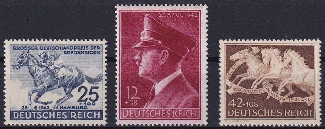 Deutschland 1942, Sondermarken, 3 Werte