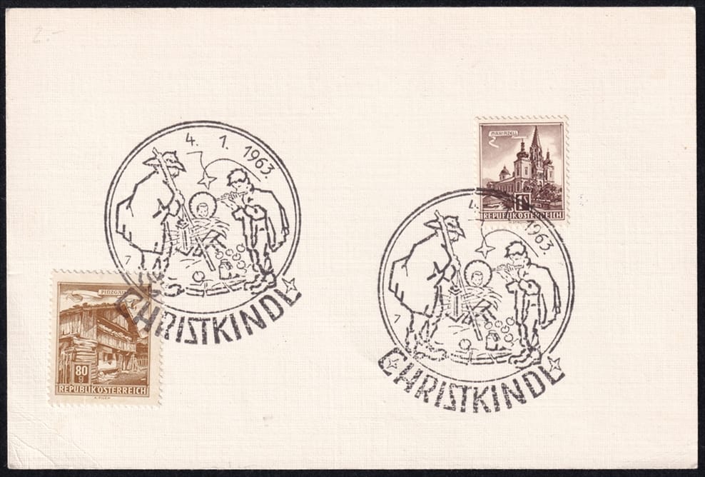 Österreich CHRISTKINDL 1963 - 4.1.63