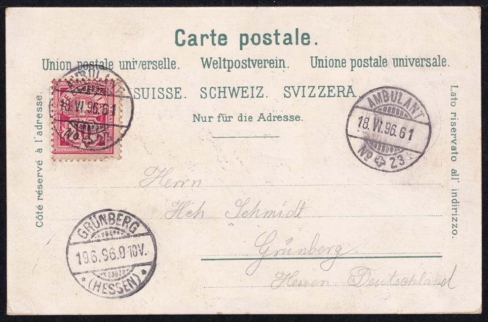 Lithokarten, Gruss von der Wengernalp – Bild 2