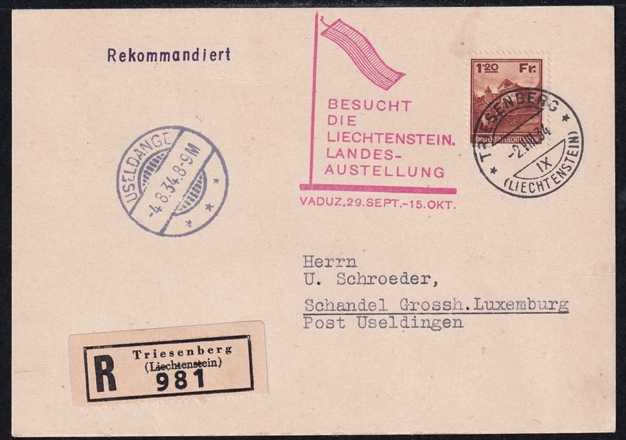 Liechtenstein, Freimarken, Nr.121