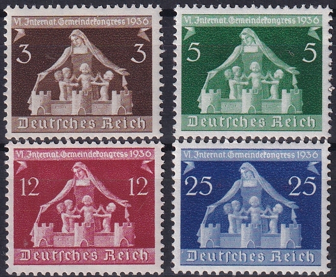 Deutschland, Deutsches Reich, Gemeindetag, Nr.617-620