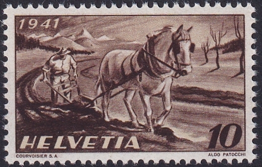 Schweiz 1941 SBK Nr. 252 Pf. 2.01c postfrisch **