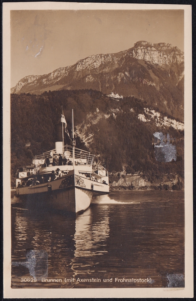 Schweiz, Zeppelinflüge, 1929, Sonderabfertigung Dübendorf-St.Gallen, ZF18D, gute Frankatur – Bild 2