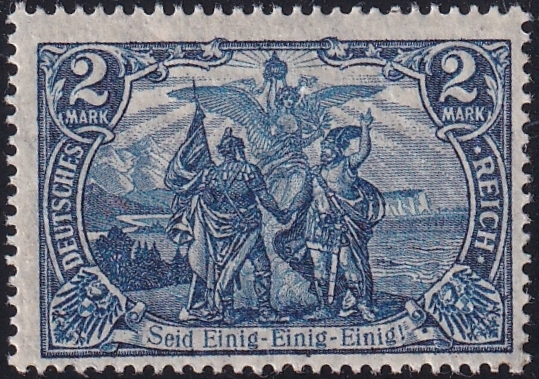 Deutschland, Deutsches Reich, Nr.95B IIa, "Nord und Süd"