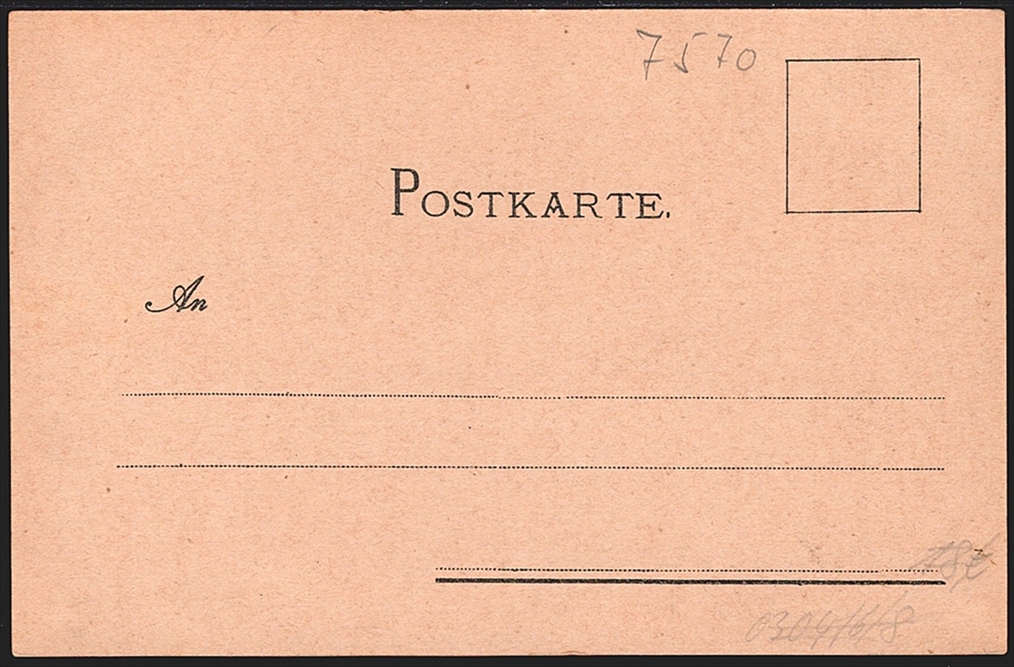 Deutschland, Lithographien, Gruss aus BADEN-BADEN, 3 Bilder, ca. 1900, nicht gelaufen – Bild 2