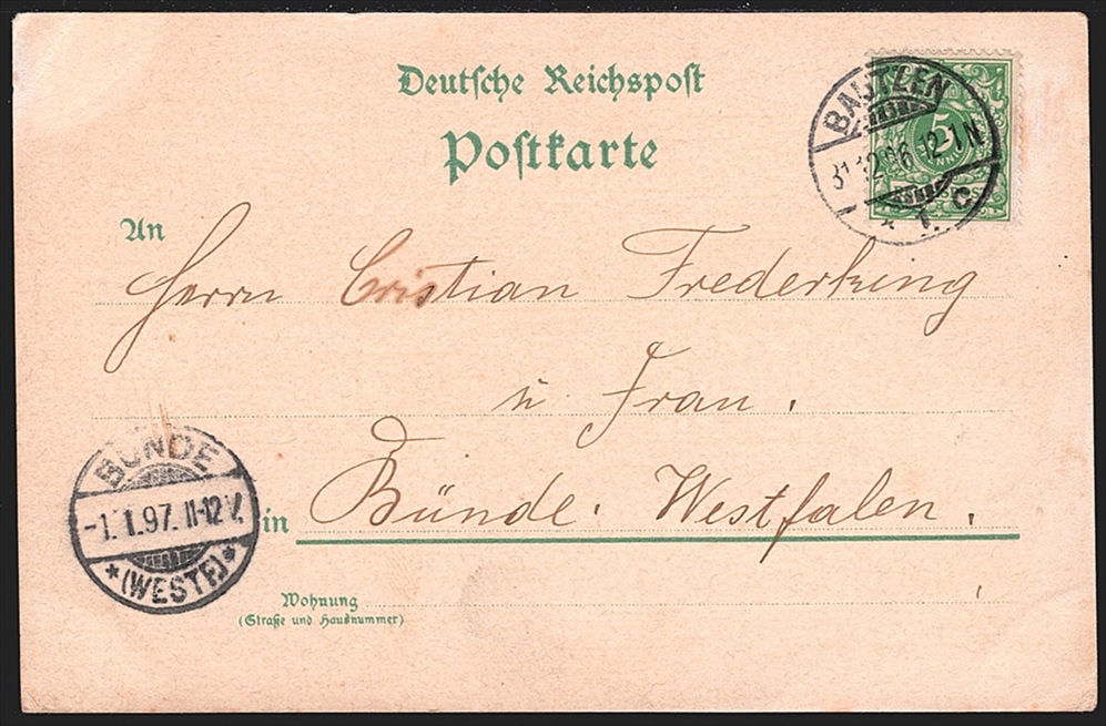 Deutschland, Lithographien, Gruss aus BAUTZEN, 3 Bilder, 1896 – Bild 2