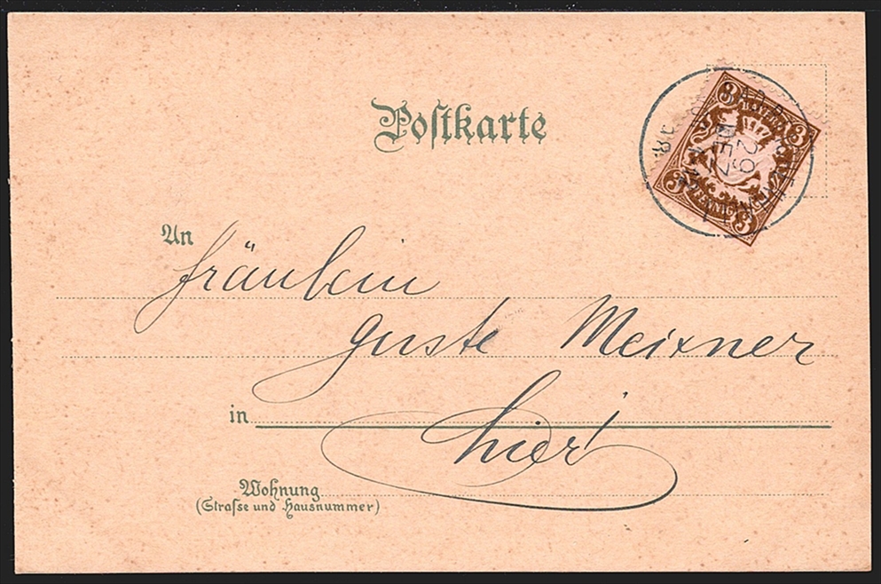 Deutschland, Lithographien, Gruss aus BERCHTESGADEN, 2 Bilder, 1898 – Bild 2