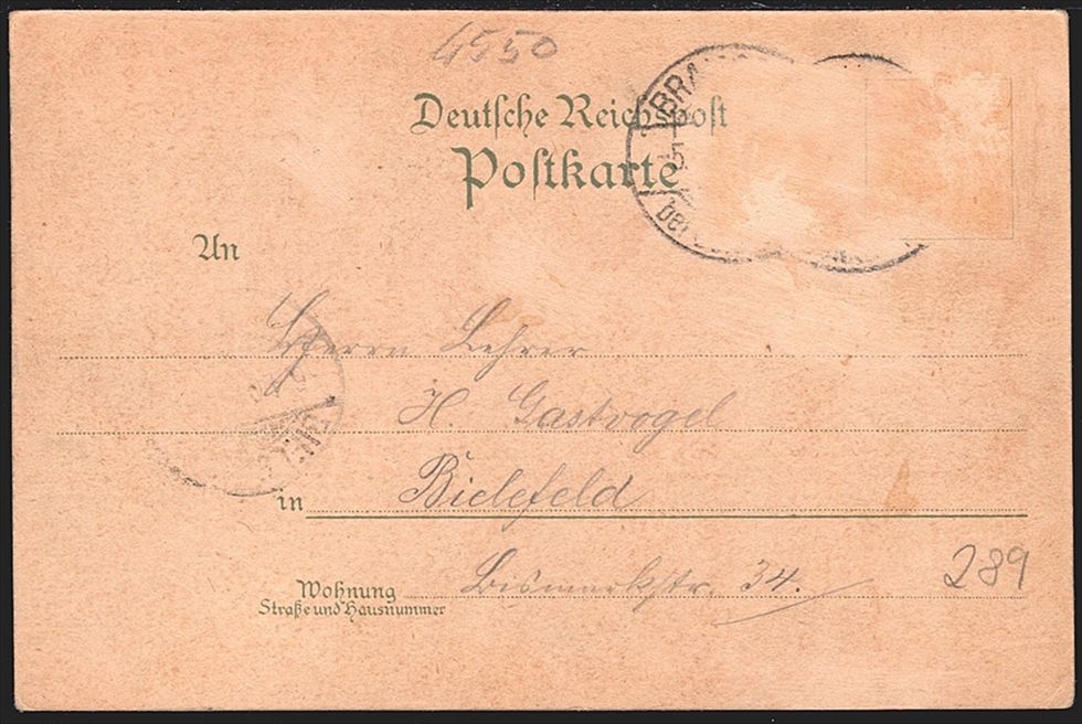 Deutschland, Lithographien, Gruss aus BRAMSCHE, 5 Bilder, ca.1900 – Bild 2