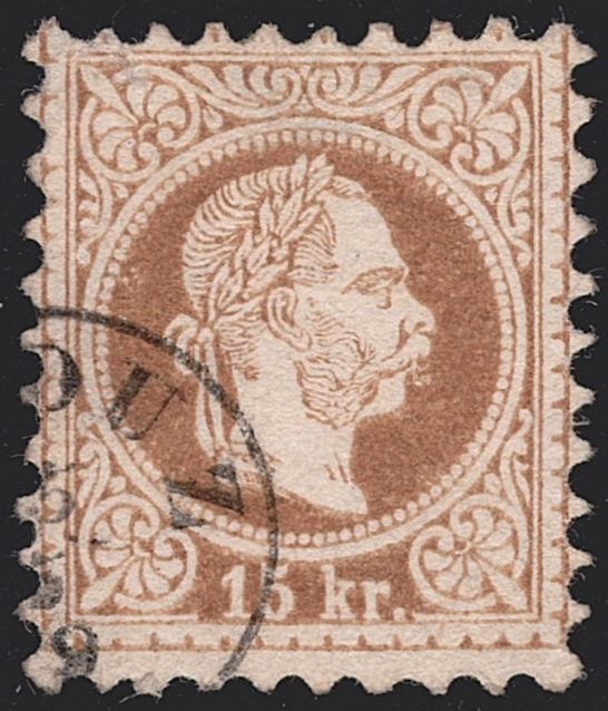 Liechtenstein Vorläufer 1867 Mi. Nr. 39 gestempelt Fingerhut VADUZ