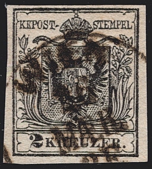 Österreich 1850 2 Kreuzer FB Nr. 2 HP Type IIIa gestempelt WIEN