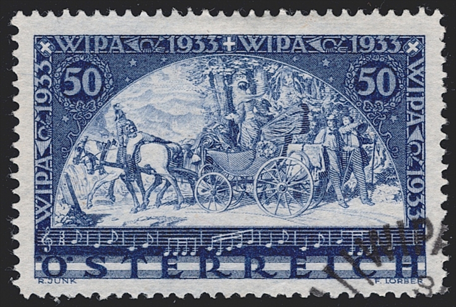 Österreich 1933 ANK Nr. 555 "WIPA" gestempelt