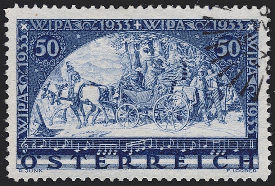 Österreich 1933 ANK Nr. 555 "WIPA" gestempelt
