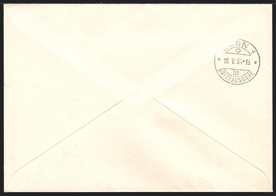 Liechtenstein, FDC, Freimarken, Sport, Nr.266-269, komplette Serie, gestempelt VADUZ, R-FDC nach Bern – Bild 2