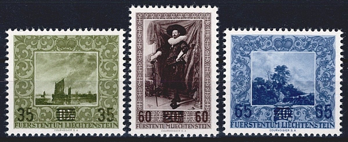 Liechtenstein, Freimarken, Aufbrauchsausgabe, komplette Serie