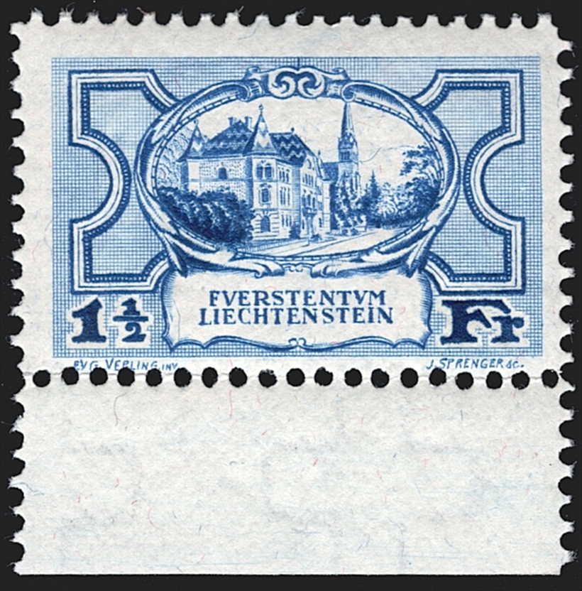 Liechtenstein, Freimarken, Ergänzungswert, 1.50Fr.