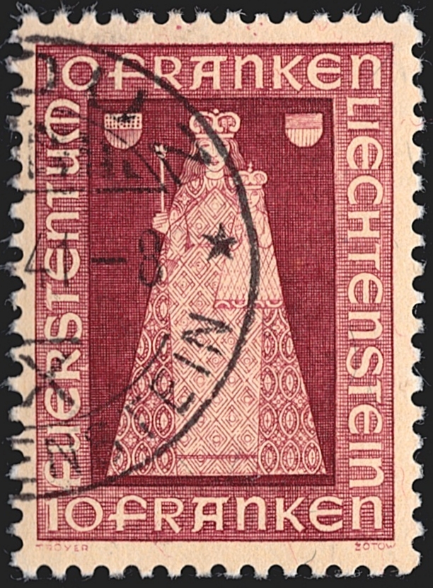 Liechtenstein, Freimarken, Madonna von Dux, VADUZ