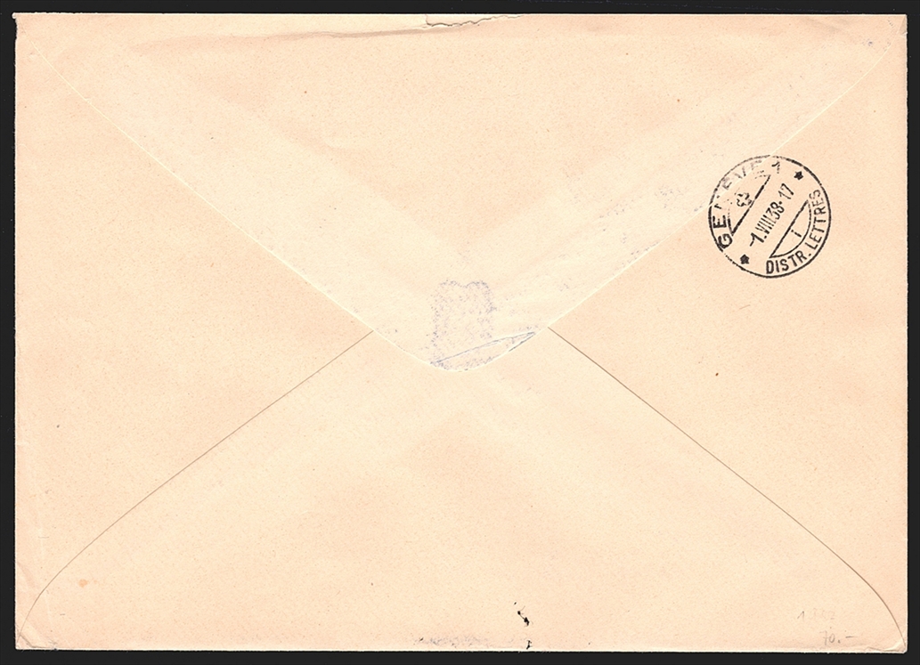 Liechtenstein, Freimarken, Nr.141, Rheinberger-Block, gestempelt ERÖFFNUNG DES PTT-GEBÄUDES, FDC – Bild 2