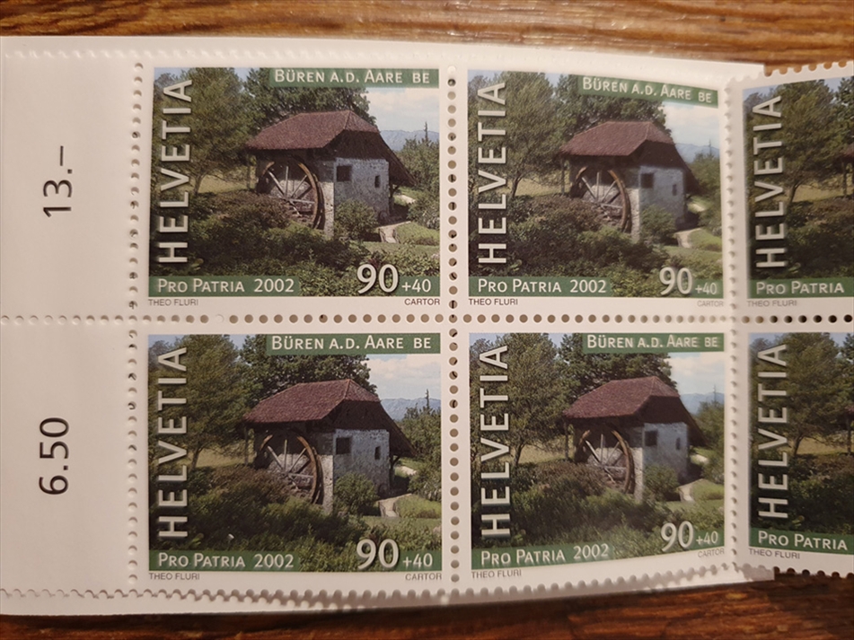 Schweiz Markenheftchen PP 2002 Nr. WII/14 mit 10 x 0.90er – Bild 3