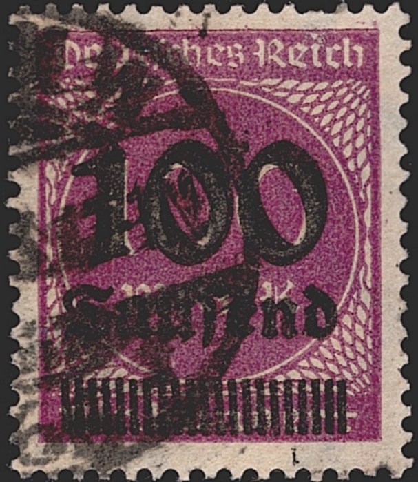Deutschland, Deutsches Reich, Freimarken, Nr.289a, schwärzlichgraupurpur, gestempelt, signiert