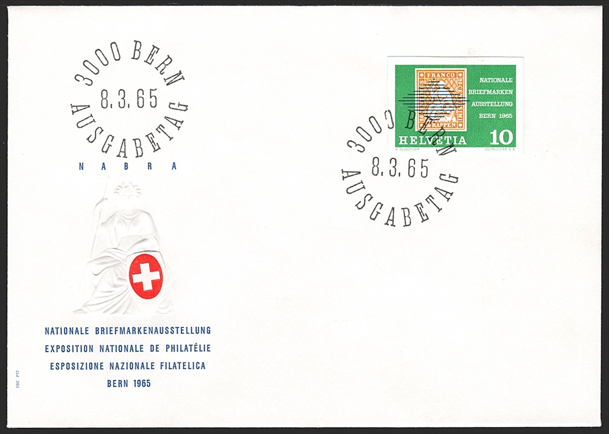 Schweiz, FDC, Zuschlagsausgaben, Nr.41-42, NABRA-Bern, je auf unadressiertem Umschlag – Bild 2
