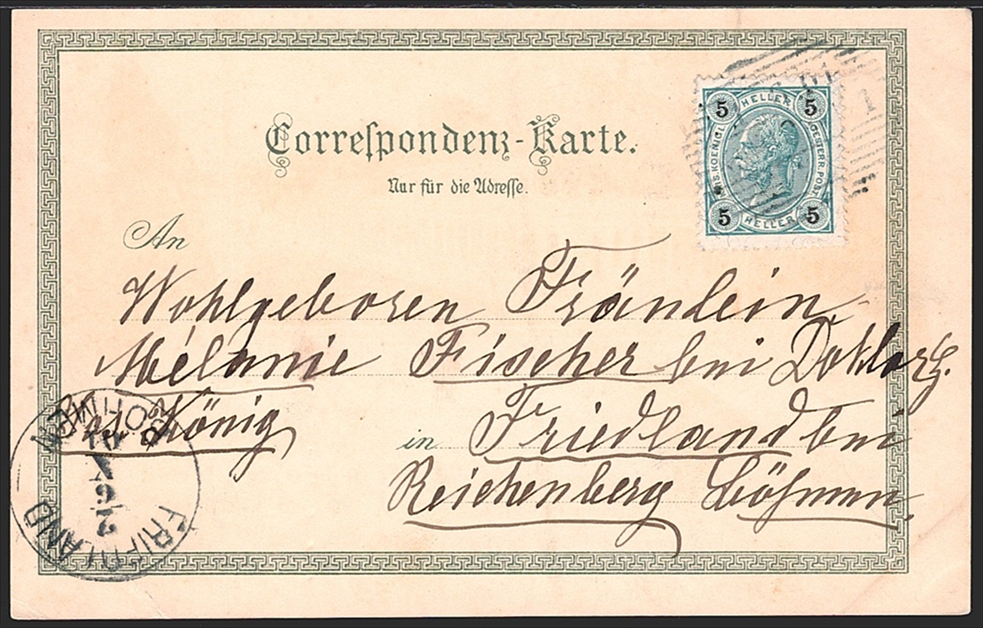 Lithographien, Österreich, Böhmen, Gruss aus KARLSBAD, 3 Bilder, 1901 – Bild 2