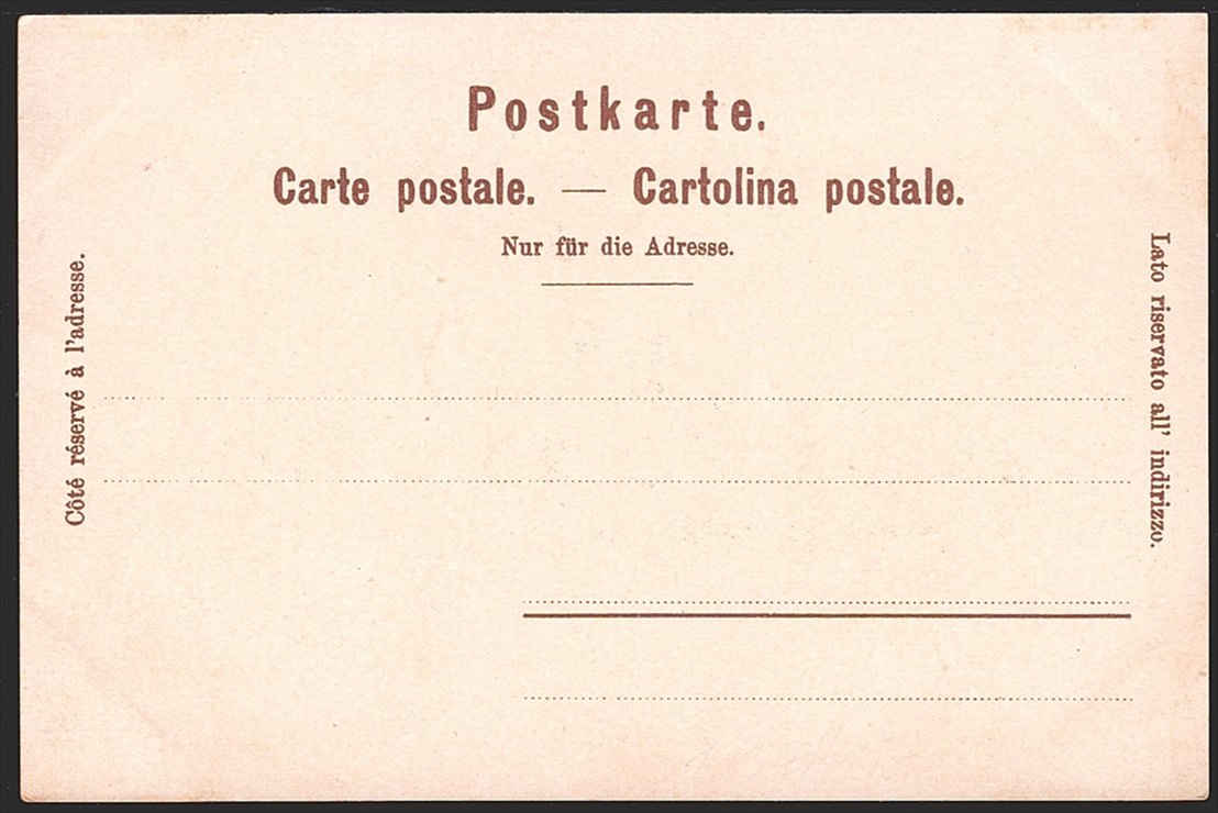 Lithographien, Schweiz, Gruss aus ZÜRICH, 1 Bild, Farblitho, um 1900, nicht gelaufen – Bild 2