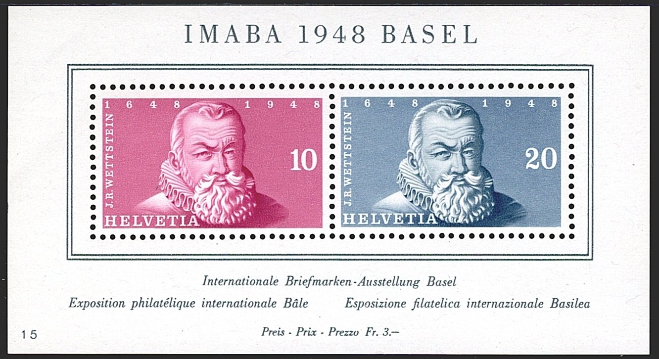 Schweiz, Blocks, IMABA Basel, Nr.31(Block Nr.15)