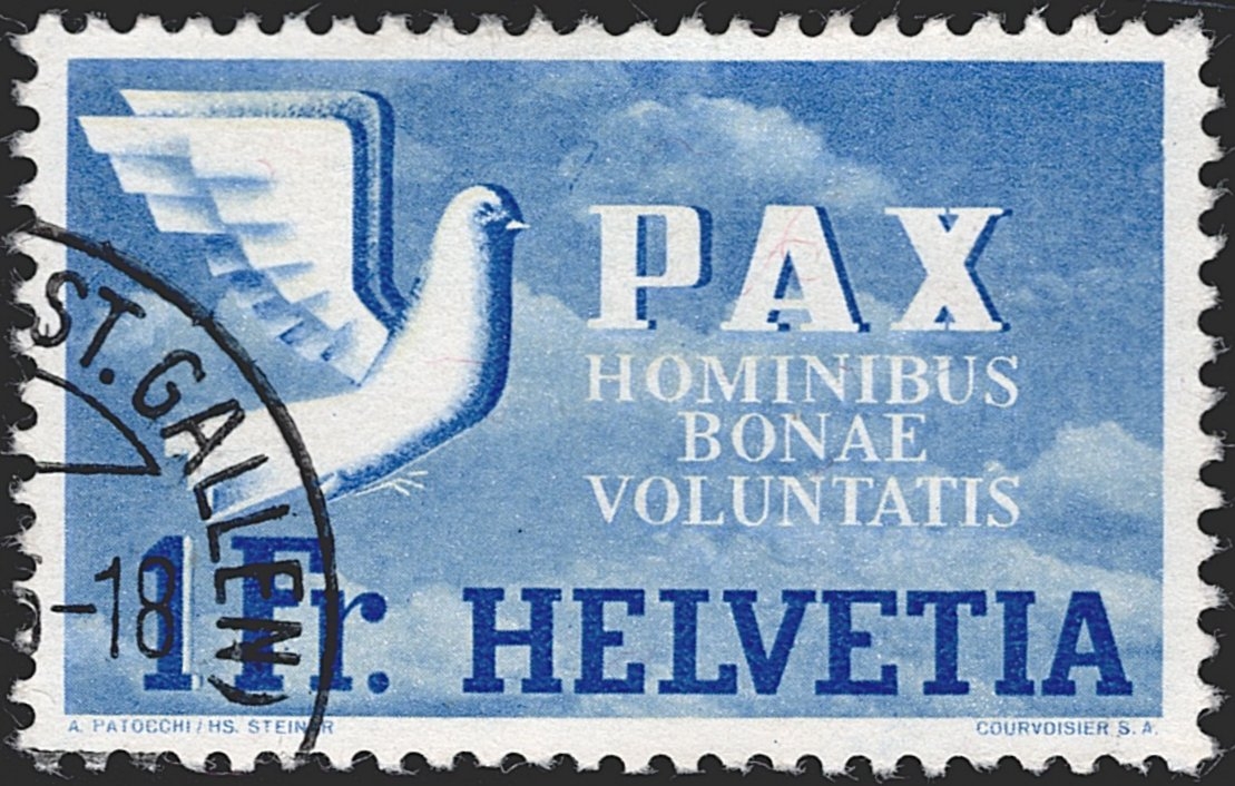Schweiz, Freimarken, PAX, Nr.270, gestempelt