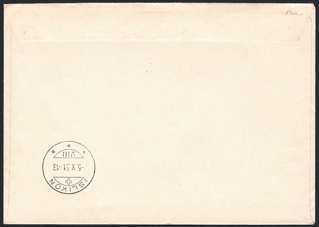 Schweiz, Zuschlagsausgaben, Blocks, Nr.32, LUNABA, eingeschriebener Brief mit Sonderstempel – Bild 2