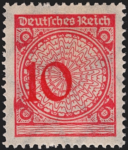 Deutschland, Deutsches Reich, Freimarken, Nr.340/Ab.,verschobener Aufdruck