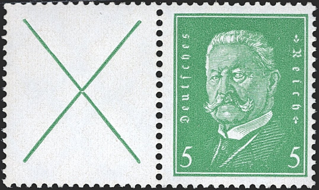 Deutschland, Deutsches Reich, Freimarken, W 27.1