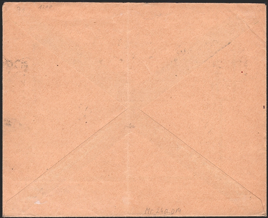 Deutschland, Deutsches Reich, Nothilfe, Nr.463-464, überkomplette Serie auf eingeschriebenem Brief in die Slowakei, Rollstempel DÜSSELDORF – Bild 2