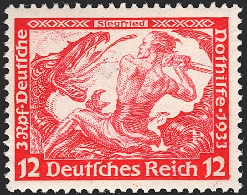 Deutschland, Deutsches Reich, Nothilfe, Nr.504B, 12Pfg, karminrot, Zähnung 14