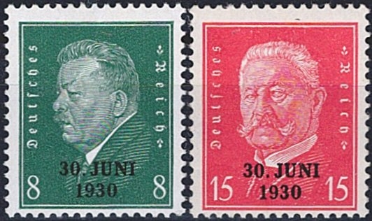 Deutschland, Deutsches Reich, Sondermarken, Nr.444-445, komplette Serie