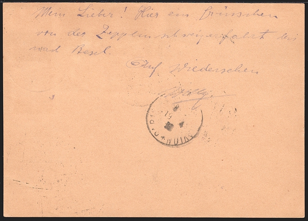 Deutschland, Zeppelin, Deutsches Reich, Spanienfahrt 1930, Si. 52.Aa, frankiert mit Nr.381+ – Bild 2