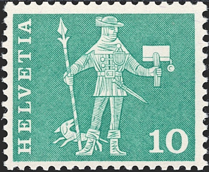 Schweiz, Rollenmarken, Freimarken, Nr.356RM.5.01, Aushilfsbuchstabe Q und vierstellige Nummer