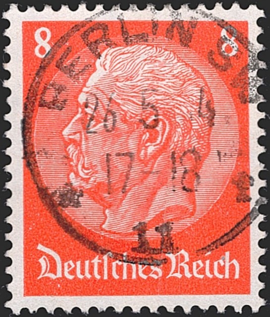 Deutschland, Deutsches Reich, Freimarken, Nr.517 I, "D" oben offen, Vollstempel BERLIN
