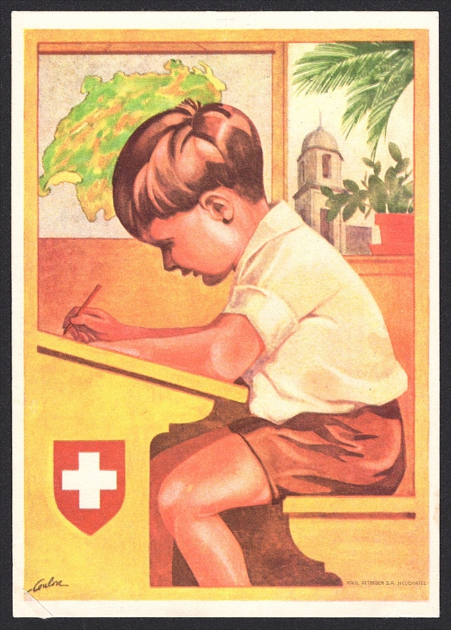 Schweiz, Bundesfeierkarten, 1931, Nr.51, gestempelt 1.VIII BECKENRIED – Bild 2