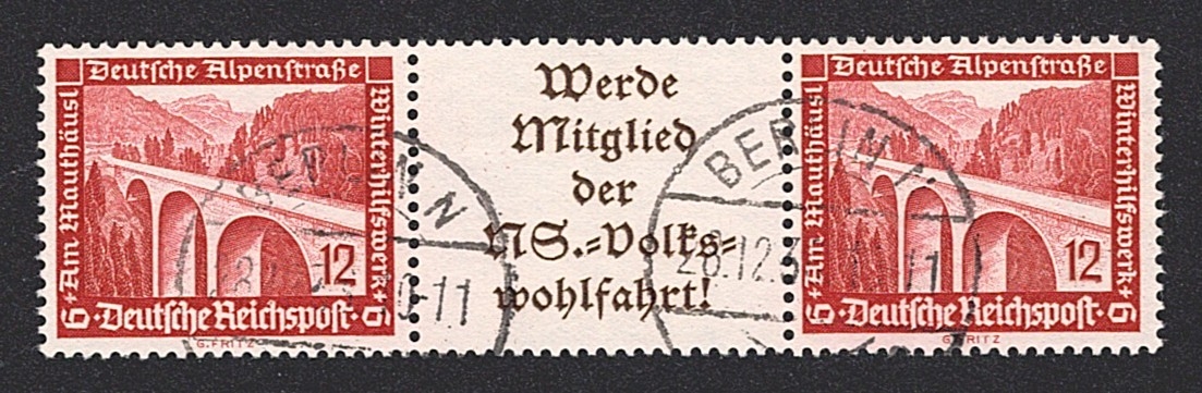 Deutschland, Deutsches Reich, Markenhefte, Winterhilfswerk, W 112, BERLIN