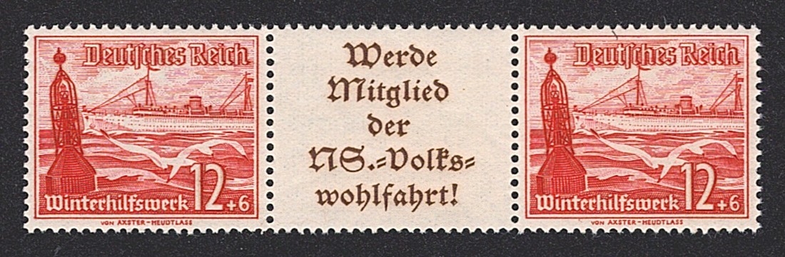Deutschland, Deutsches Reich, Markenhefte, Winterhilfswerk, W 130