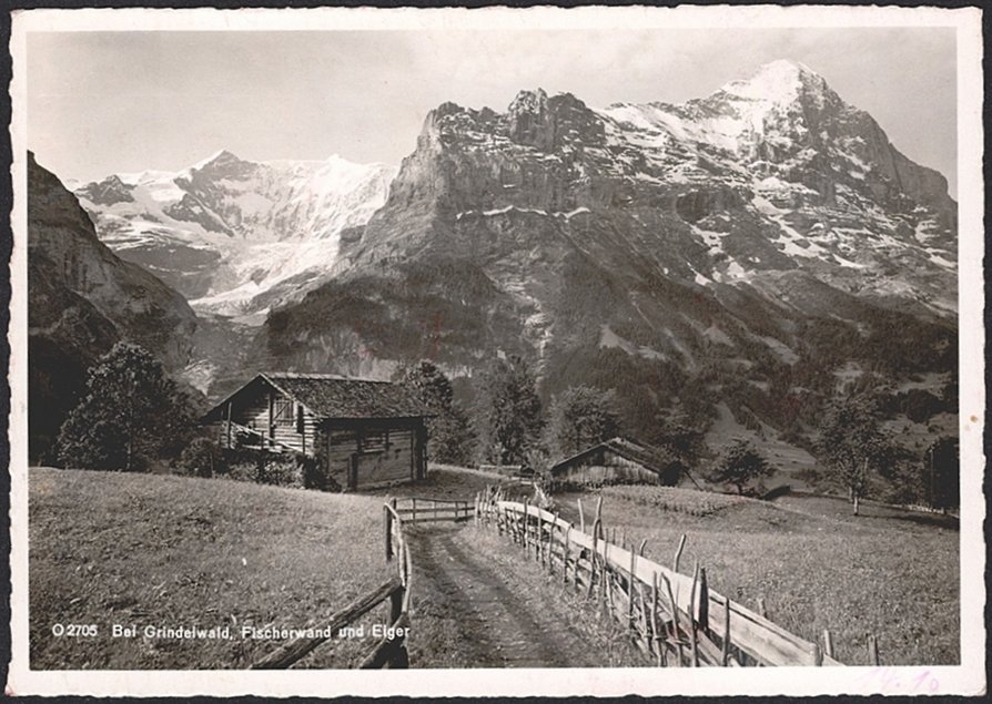 Schweiz, Sonderflüge, SF-Nr.35.5f, Segelluftpost Jungfraujoch, bis Thun, Ansichtskarte mit guter Frankatur – Bild 2