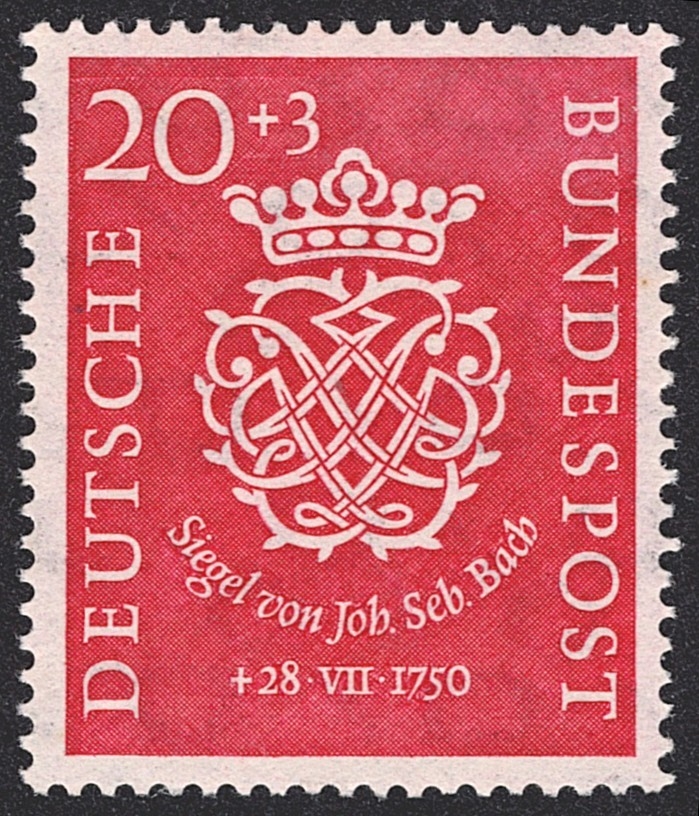 Deutschland, BRD, Nr.122, 20Pfg. J.S.Bach